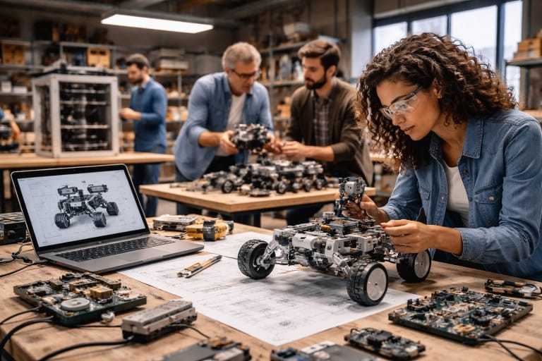 design a car robot modal